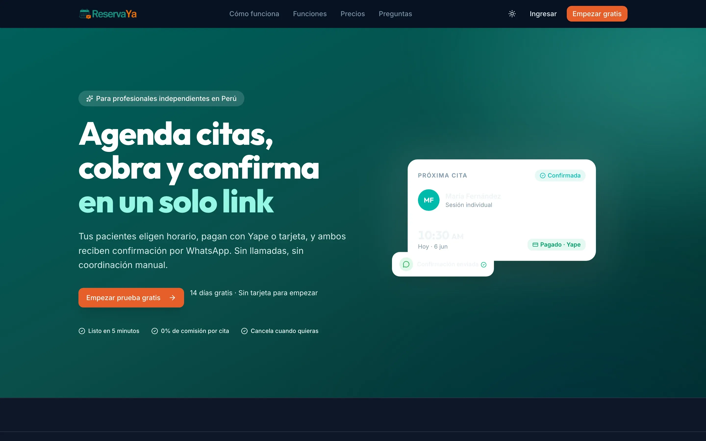 Web de ReservaYa